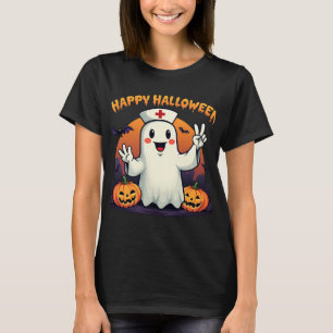 Camiseta de Dia das Bruxas para Jack-o-Lanterna e 