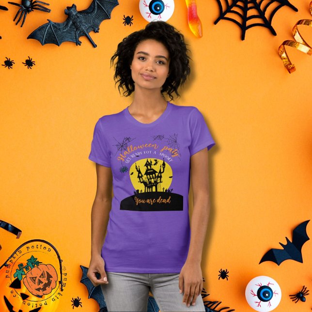 Camiseta de Dia das Bruxas Spookies - Casa Assombr (Criador carregado)