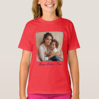Camiseta de Dia de as mães Feliz das Raparigas Ver
