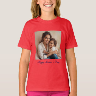 Camiseta de Dia de as mães Feliz das Raparigas Ver