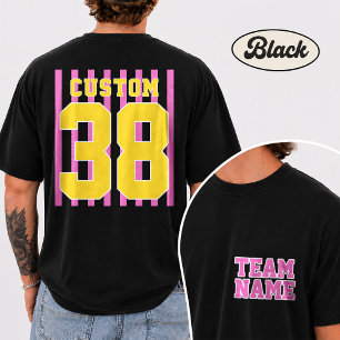 Camiseta de Dia de Jogo com Nome da Equipe Persona