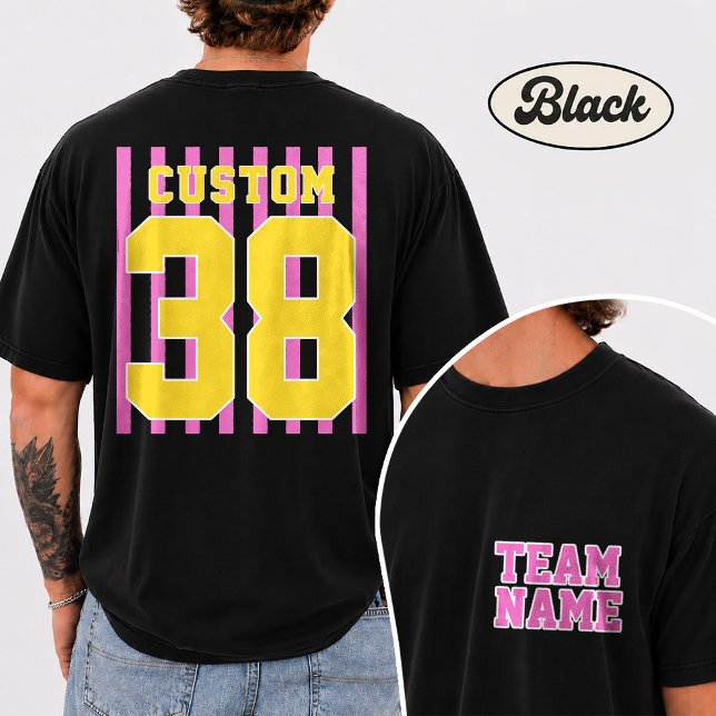 Camiseta de Dia de Jogo com Nome da Equipe Persona (Criador carregado)