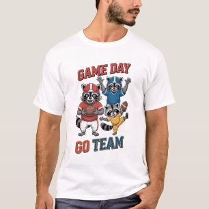 Camiseta de Dia de Jogo de Futebol de Guaxinim