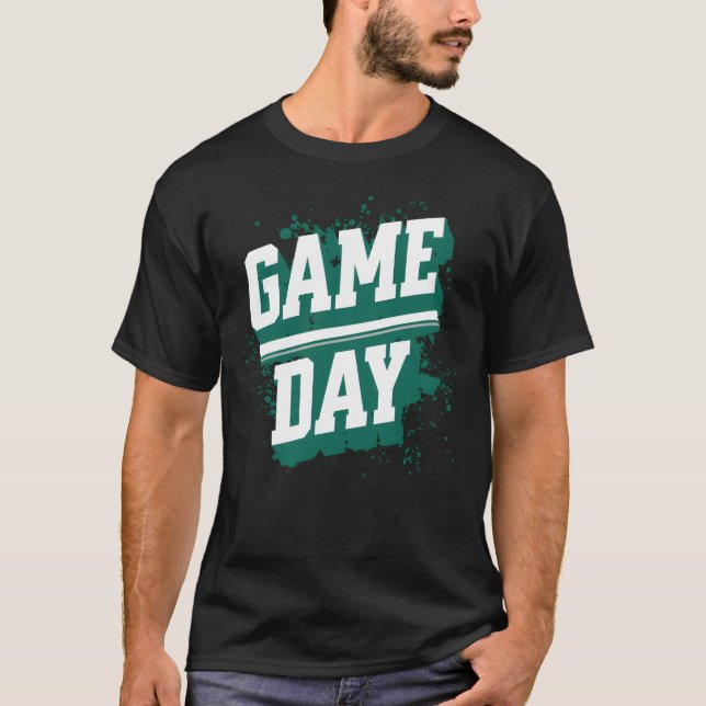 Camiseta de dia de jogo para qualquer garota de eq (Frente)