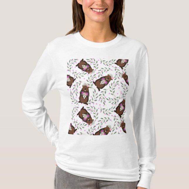 Camiseta de Dia de Marmota (Frente)