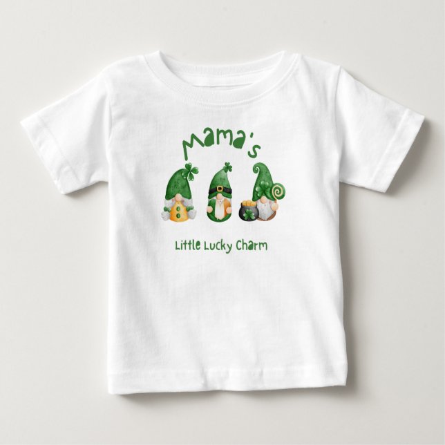 Camiseta de Dia de São Patrício Gnomos (Frente)