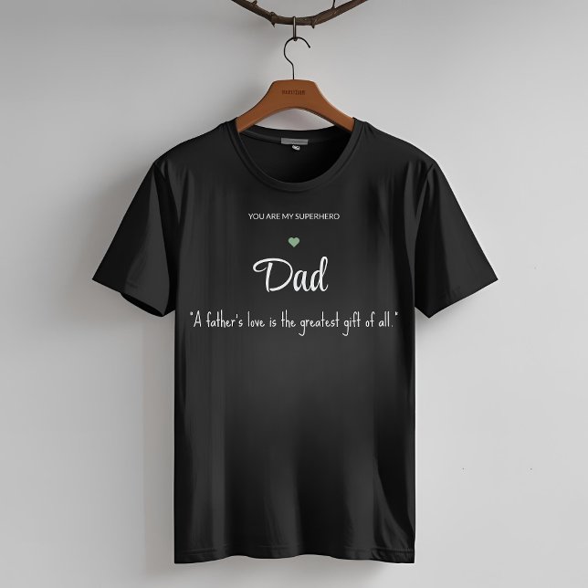Camiseta de Dia do Pai Personalizado - Presente Pe (Criador carregado)