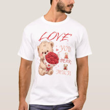 Camiseta de Dia dos Namorados "Love You Beary Much