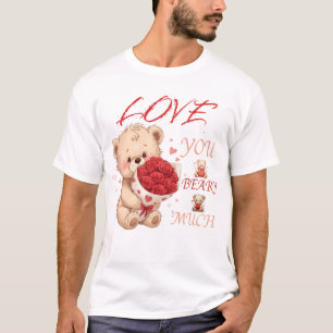Camiseta de Dia dos Namorados "Love You Beary Much
