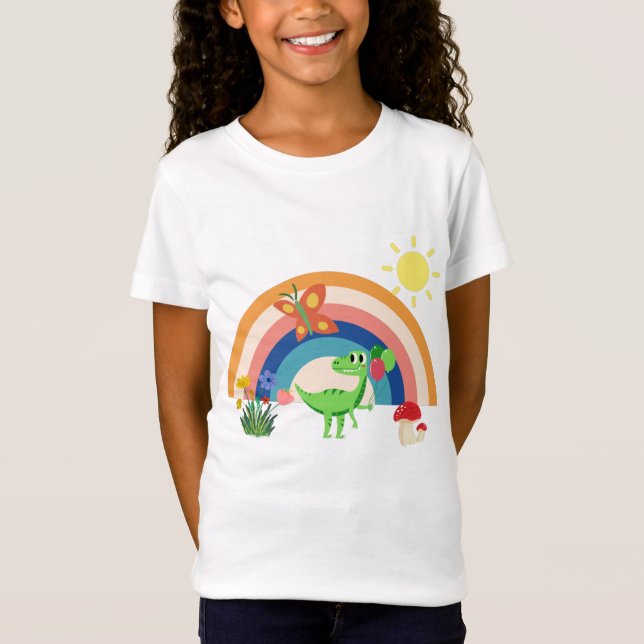 camiseta de dinasmo divertida para crianças (Frente)