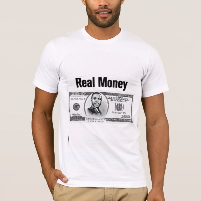Camiseta de Dinheiro Real (Frente)