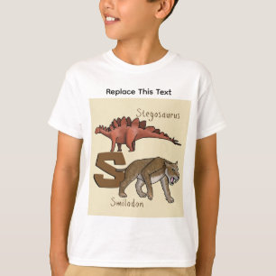 Camiseta de Dinossauro ou Animal Pré-Histórico