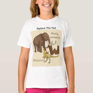 Camiseta de Dinossauro ou Animal Pré-Histórico