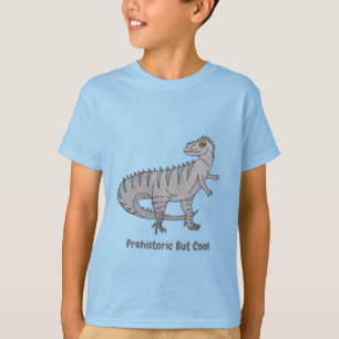 Camiseta de dinossauro pré-histórica, mas legal pa