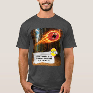 Camiseta de Disc Golf Piadas de Embrulho de Chicle