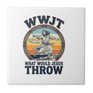 Camiseta de Disco Vintage WWJT O Que Jesus Lançari