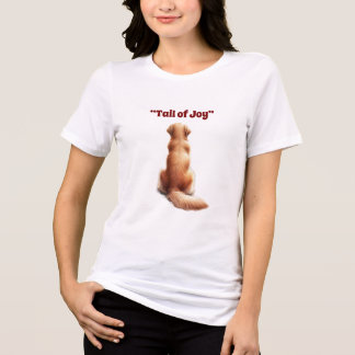Camiseta de dois lados do Golden Retriever