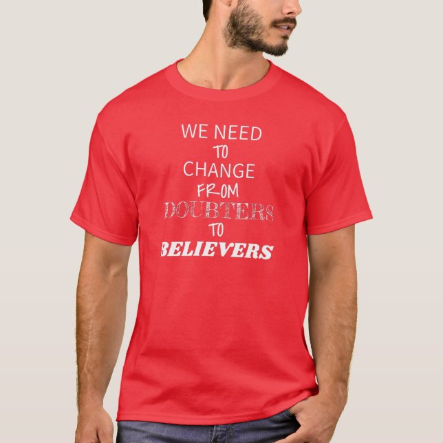 Camiseta De Doubters a Crenças - Jurgen Klopp The Kops (Frente)