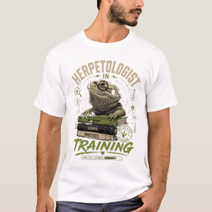 Camiseta de Dragão Barbudo para Herpetólogo em Tre