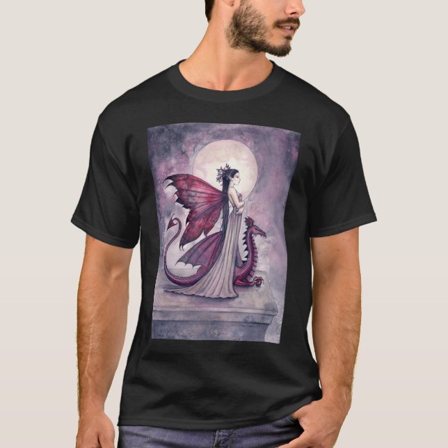 Camiseta de Dragão de Fada Crimson Twilight (Frente)