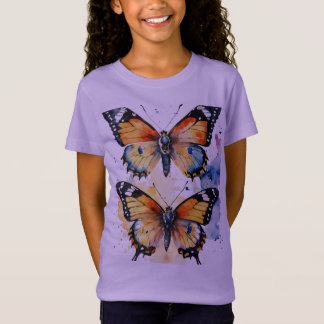 Camiseta de duas borboletas