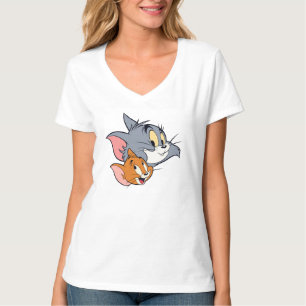 Camiseta de Dupla de Desenho Animado Engraçado