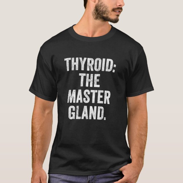 Camiseta de Educação sobre a Importância da Tireoi (Frente)