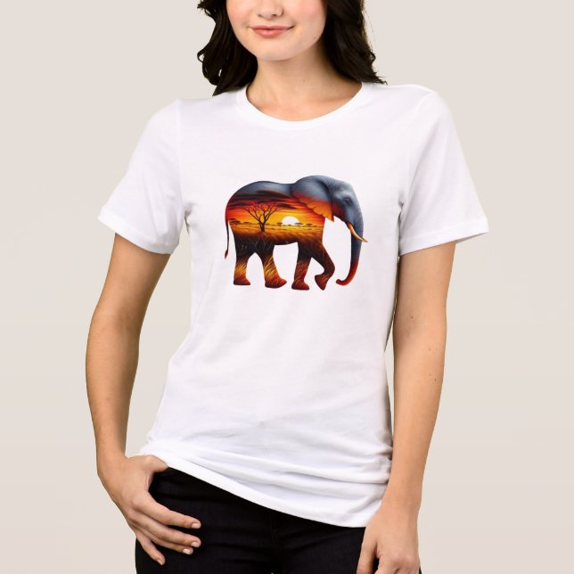 Camiseta de Elefante Africano (Frente)