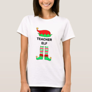 Camiseta de Elfo de Natal Moderno para Professores