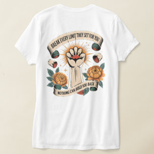 Camiseta de Empoderamento Feminino Quebra Limites