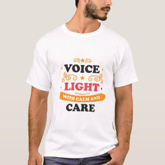 Camiseta de Empoderamento Uplifting – Voz Luz