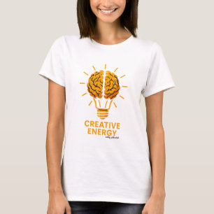 Camiseta 💡 de energia criativa
