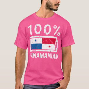 Camiseta de energia de bateria panamenha 100 Bande