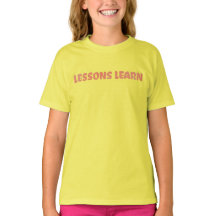 Camiseta de Energia para Meninas/Crianças Lições A