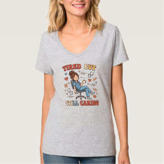 Camiseta de Enfermeira Cansada | Camiseta Retro pa