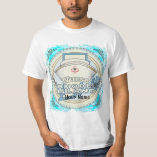 Camiseta de Enfermeira de Rhode Island