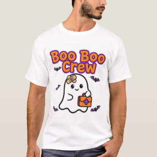 Camiseta de Enfermeira do Halloween Boo Boo Crew