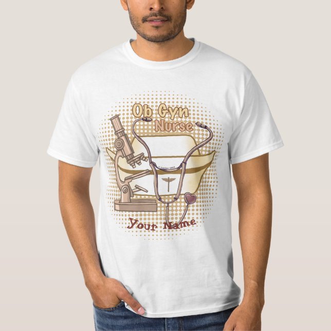 Camiseta de Enfermeira OBGyn (Frente)