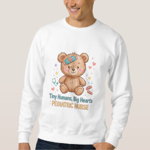 Camiseta de Enfermeira Pediátrica Tiny Humans Big