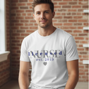 Camiseta de Enfermeiro com Nome Personalizado e An