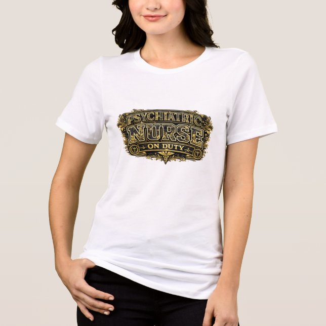Camiseta de Enfermeiro Psiquiátrico (Frente)