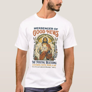 Camiseta de Entrega de Trabalhador Postal de Jesus