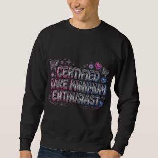 Camiseta de entusiasta certificado do mínimo