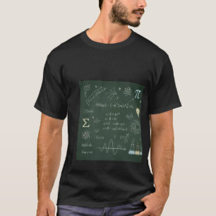 Camiseta de Equações de Física e Matemática no Qua