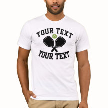Camiseta de Equipe Personalizada de Pickleball e P