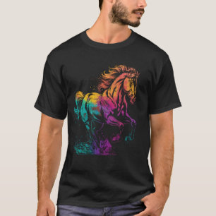 Camiseta De Equitação Mulheres País Amante De Cava