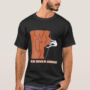 Camiseta de Escala de Rochas Red River Gorge
