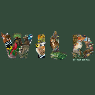 Camiseta de escola ao ar livre (Hunter Green)