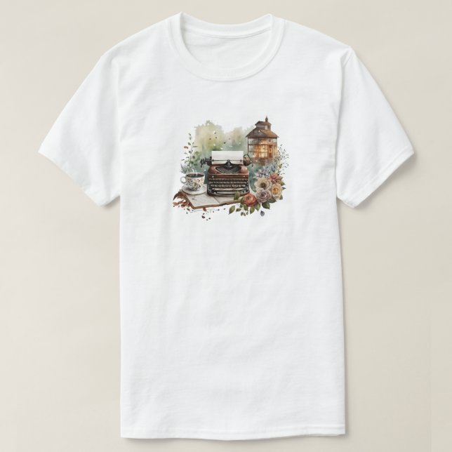 Camiseta de Escrita (Frente do Design)