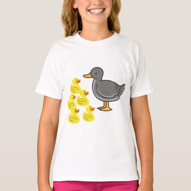 Camiseta de esquadrão de patos (Frente)